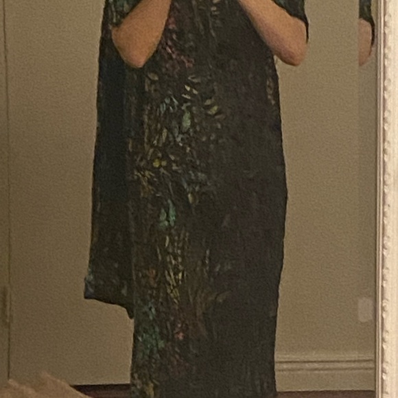 90’s Vivienne Tam Burnt Silk Dress Set - Picture 5 of 8